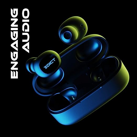 EDICT ETWS01 Bluetooth Truly Wireless in Ear Earbuds with Mic (Black) EDICT ETWS01 Bluetooth Truly Wireless in Ear Earbuds with Mic (Black)
